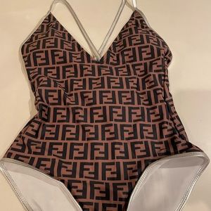 Fendi Roma One-Piece Bathing Suit (Medium) Brand New - Tags On